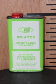 Vintage Dupont SR 4756 Smokeless Powder Can
