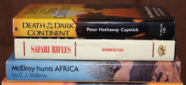 (3) Author Signed African Hunting BOOKS (ONE$)