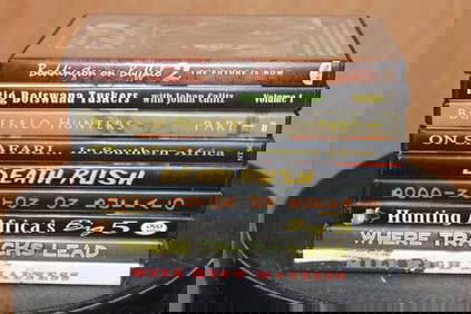 (9) African Hunting DVD's (ONE$)