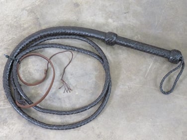 10' Long Braided Bull Whip