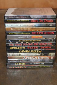(15) African Hunting DVDs (ONE$)