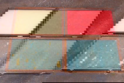 (4) Wood and Glass Display Cases or Shadow BOXES (ONE$)