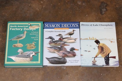 (3) Duck Decoy Books Including 2 Signed and 1 First Edition (ONE$)