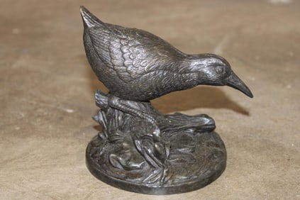 Small BIRD Bronze Sculpture, Weight 1 lb
