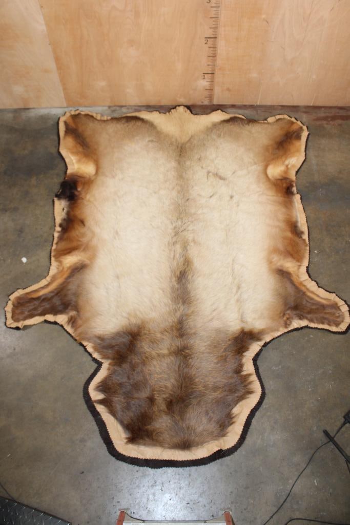 Double Felted ELK Hide RUG (1 of 5)