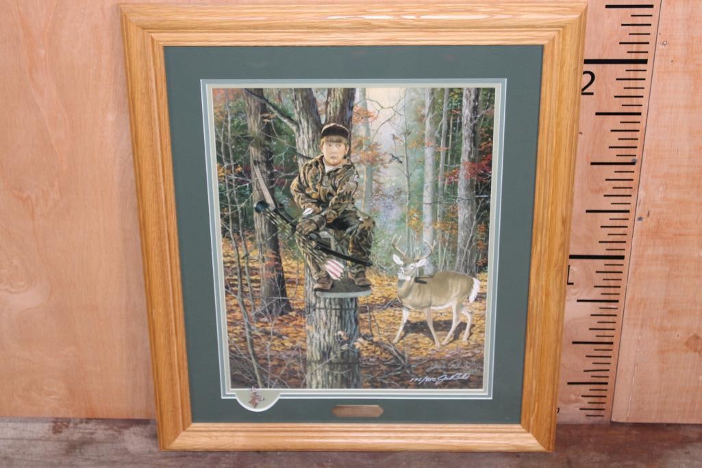 Limited Edition "First Hunt" Art Print Signed and Numbered by Jack Paluh with a COA (1 of 8)