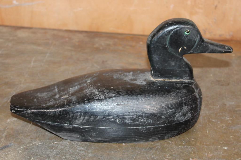 Hand-carved and Painted Solid Wood DUCK HUNTING DECOY - 3