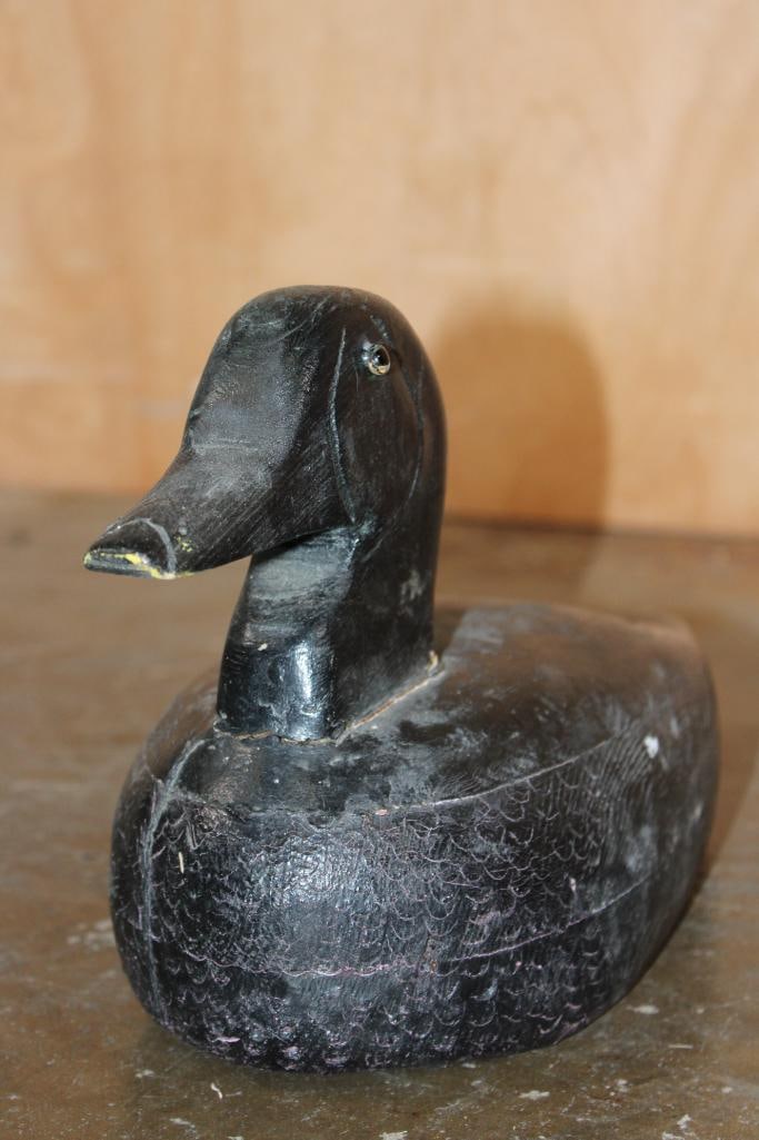 Hand-carved and Painted Solid Wood DUCK HUNTING DECOY - 5