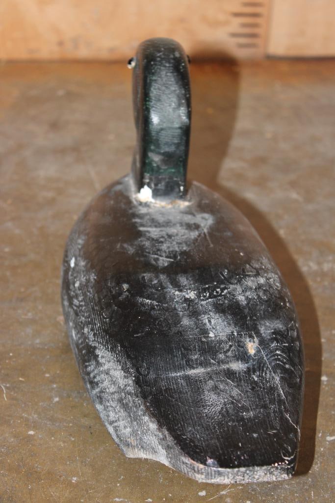 Hand-carved and Painted Solid Wood DUCK HUNTING DECOY - 6