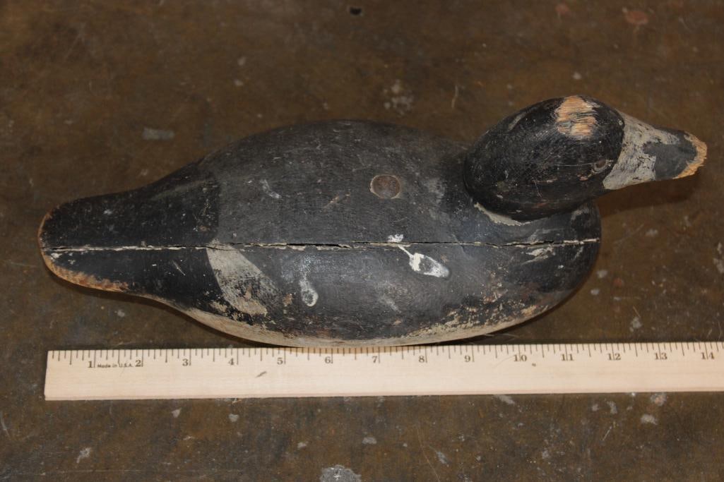 Hand-carved and Painted Wood DUCK HUNTING DECOY - 2