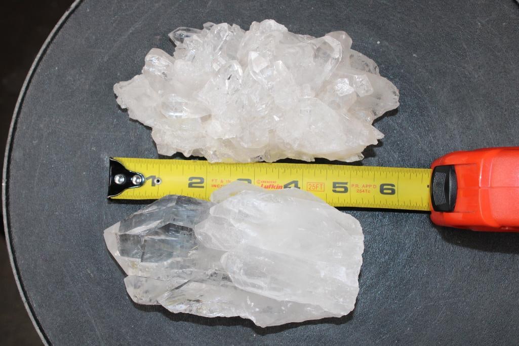 (2) Clear QUARTZ CRYSTAL Specimens - 2
