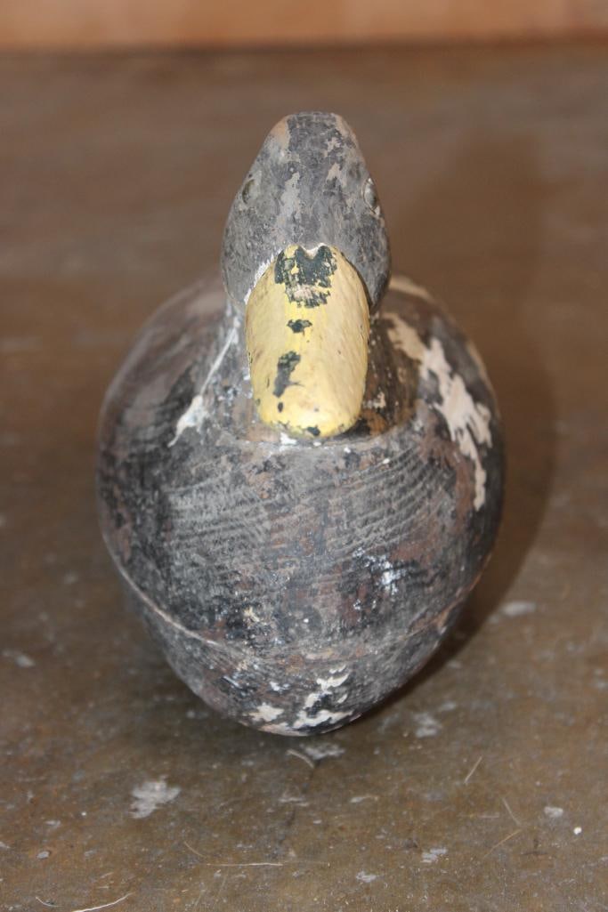 Hand-carved and Painted Wood DUCK HUNTING DECOY - 4