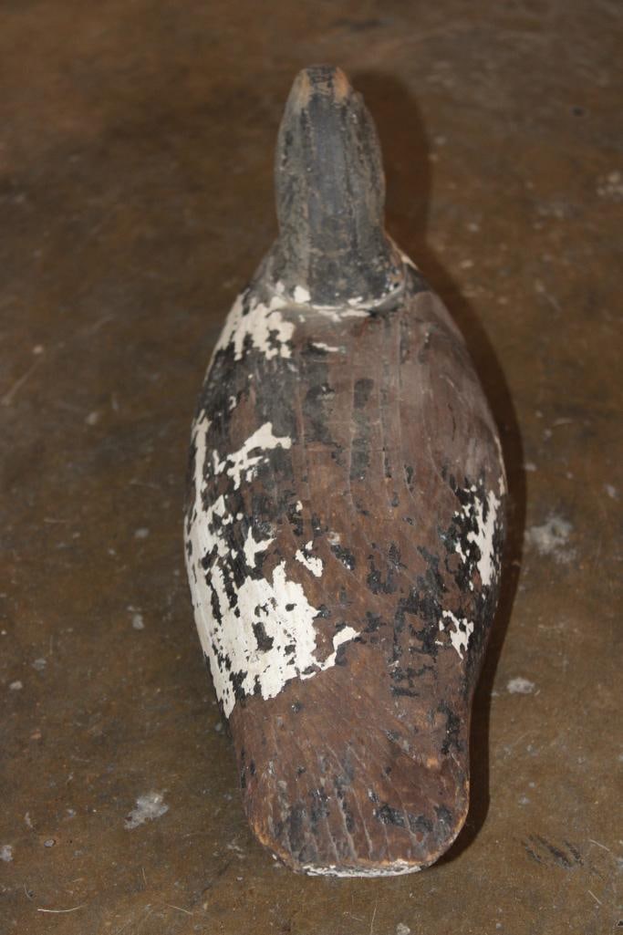 Hand-carved and Painted Wood DUCK HUNTING DECOY - 5