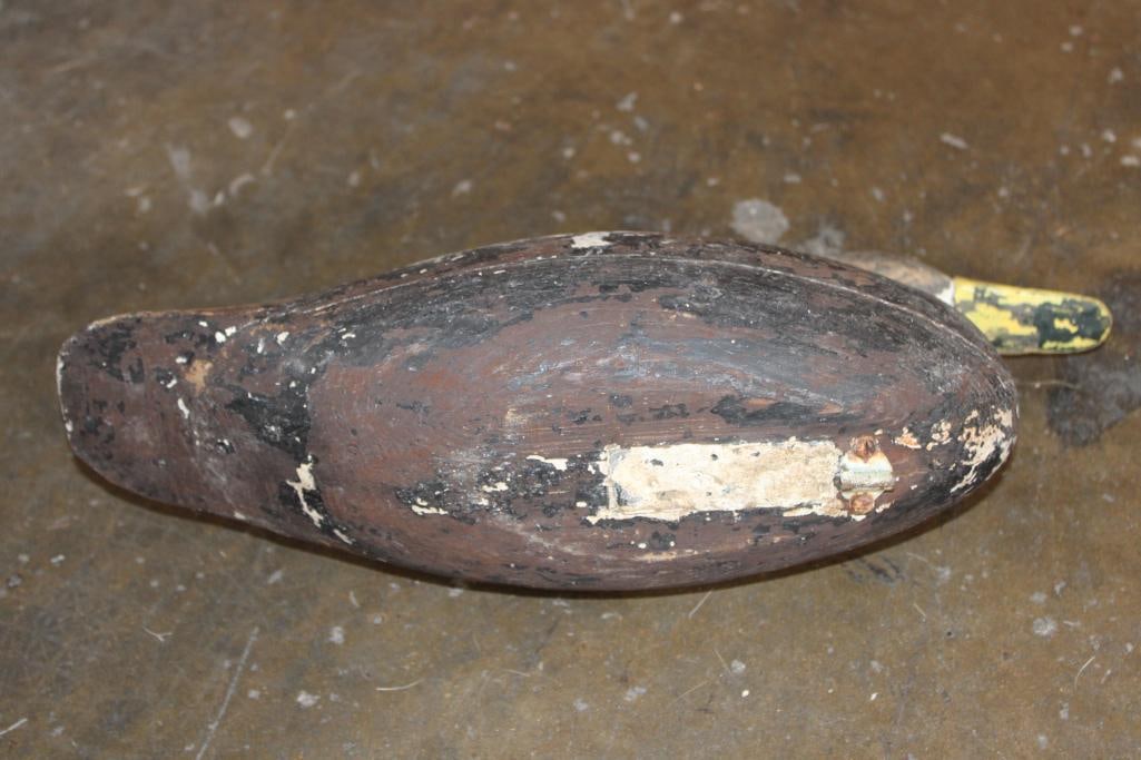 Hand-carved and Painted Wood DUCK HUNTING DECOY - 6