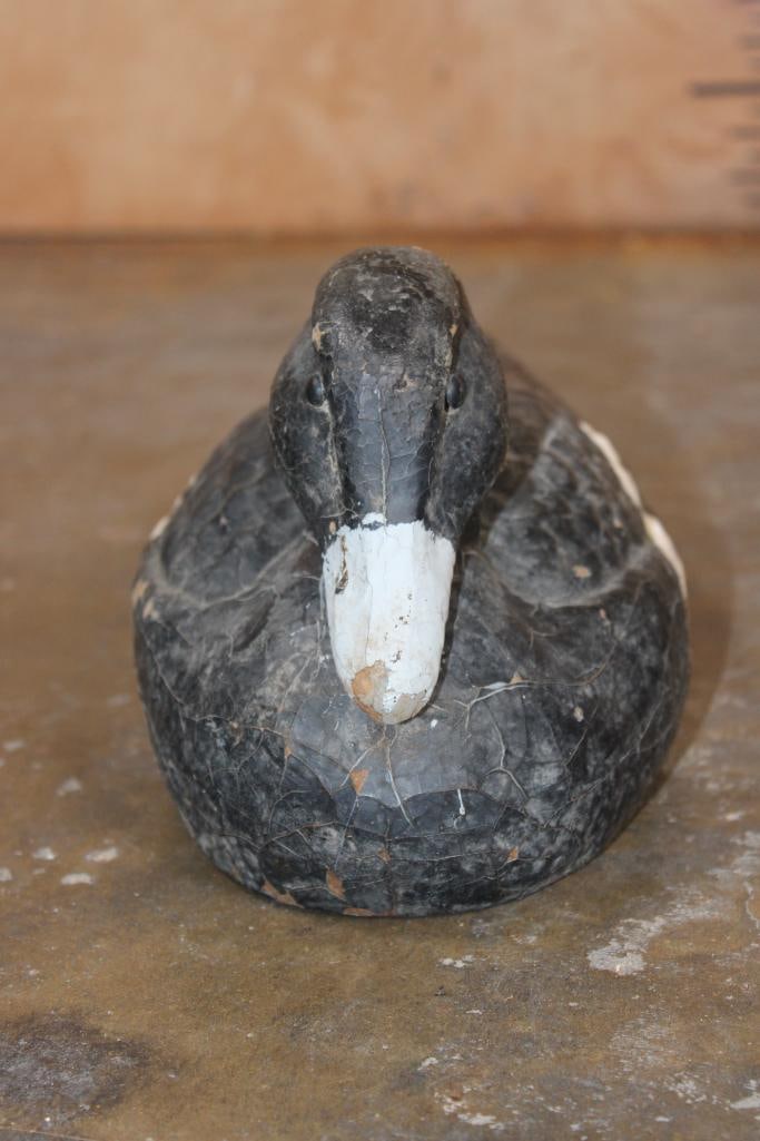 Mid-Century Carry-Lite Paper Mache Duck Hunting DECOY - 4