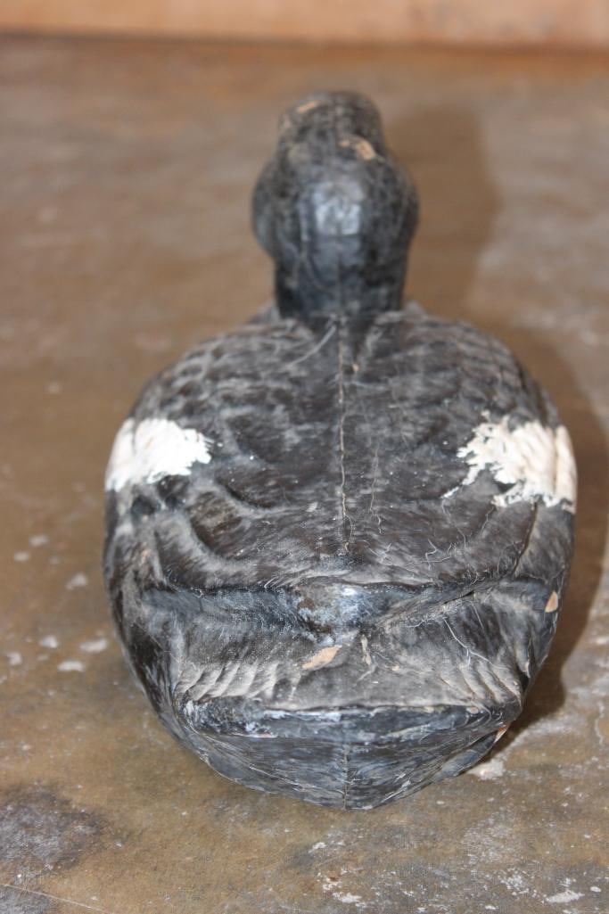 Mid-Century Carry-Lite Paper Mache Duck Hunting DECOY - 5