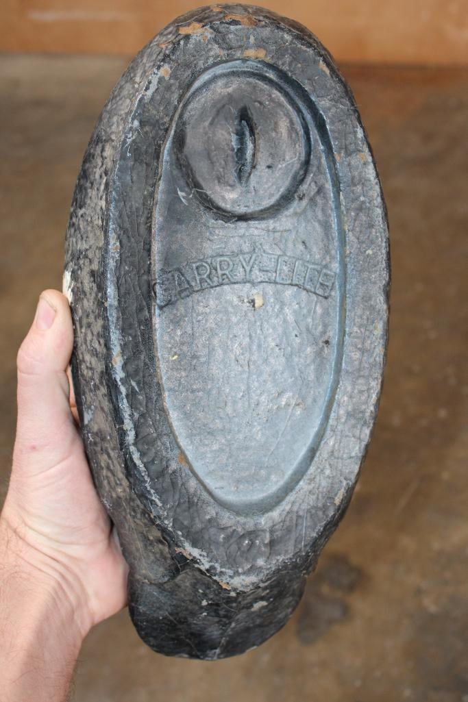 Mid-Century Carry-Lite Paper Mache Duck Hunting DECOY - 6