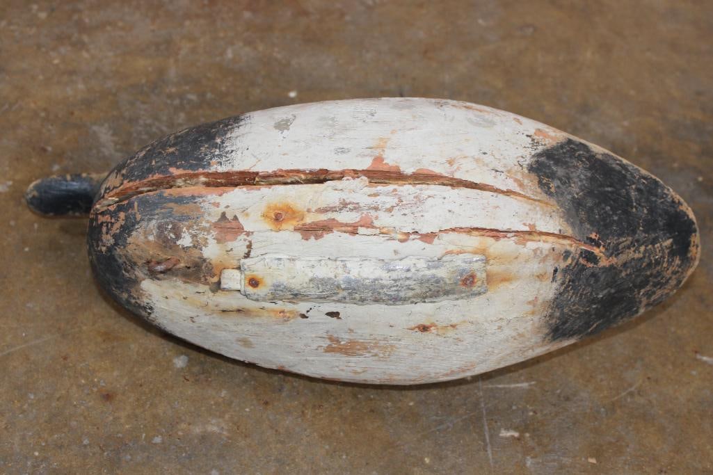 Antique Hand-carved and Painted Wooden CANVASBACK DRAKE Duck Hunting DECOY - 6