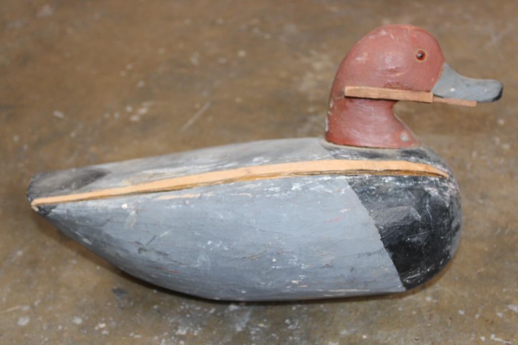 Hand-carved and Painted Wood DUCK DECOY (1 of 8)