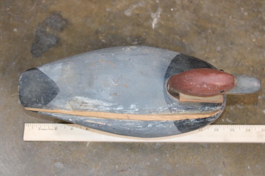 Hand-carved and Painted Wood DUCK DECOY - 2