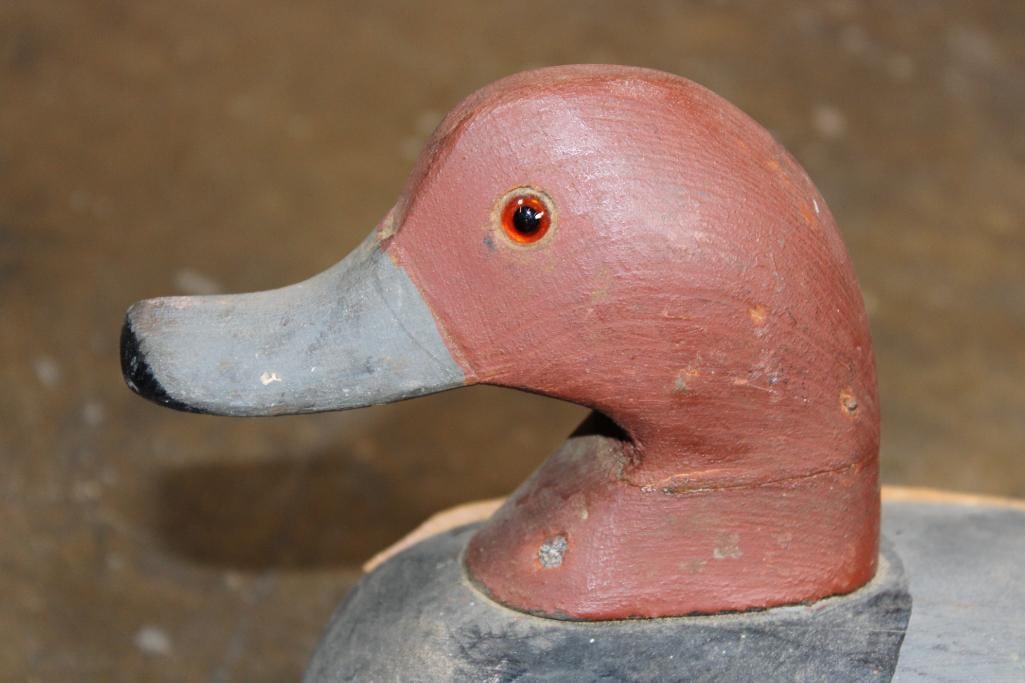 Hand-carved and Painted Wood DUCK DECOY - 5