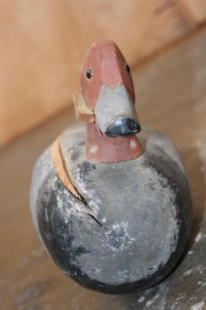 Hand-carved and Painted Wood DUCK DECOY - 7
