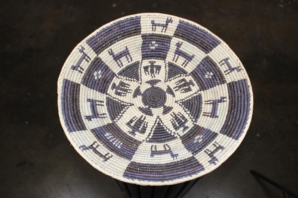 Hand-woven Southwestern Native American Inspired BASKET (1 of 4)