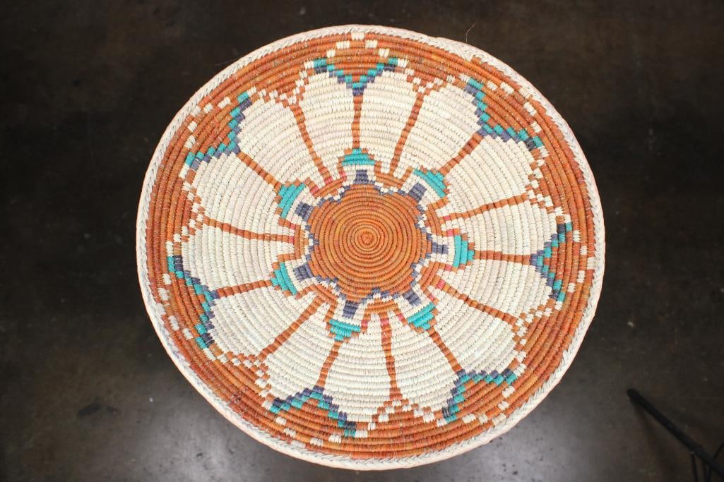 Hand-woven Southwest Native American Inspired Wall BASKET or Tray (1 of 4)