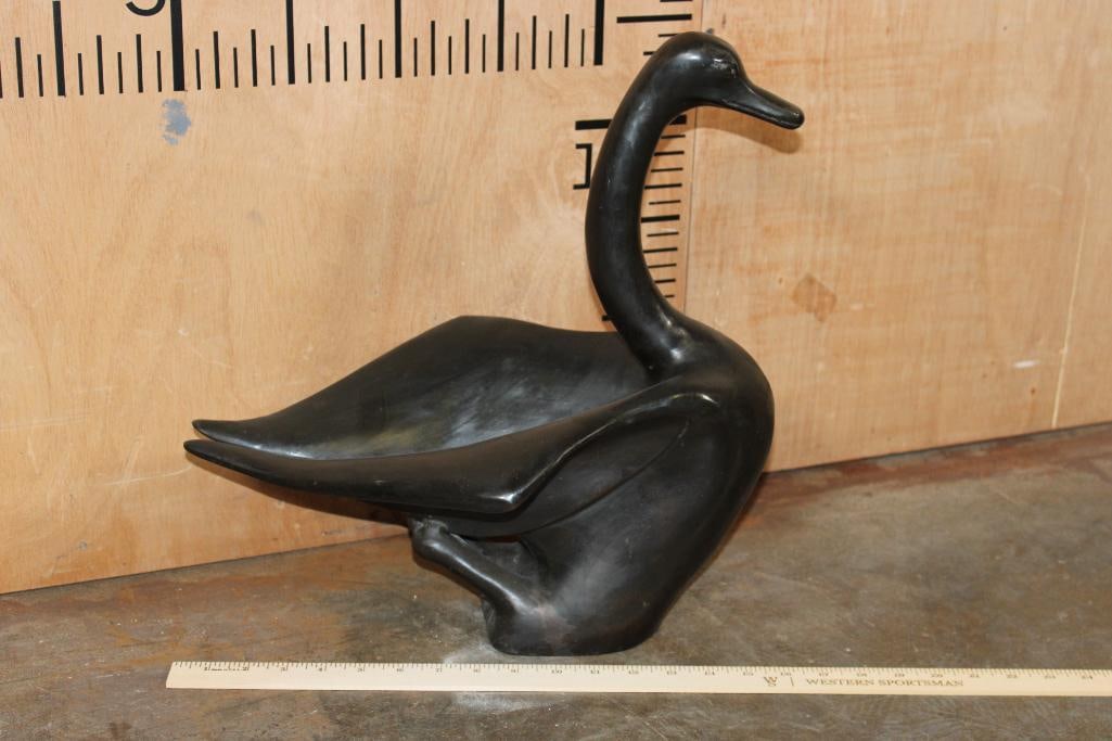 Big SWAN Bronze Sculpture, Weight: 10 lbs - 2