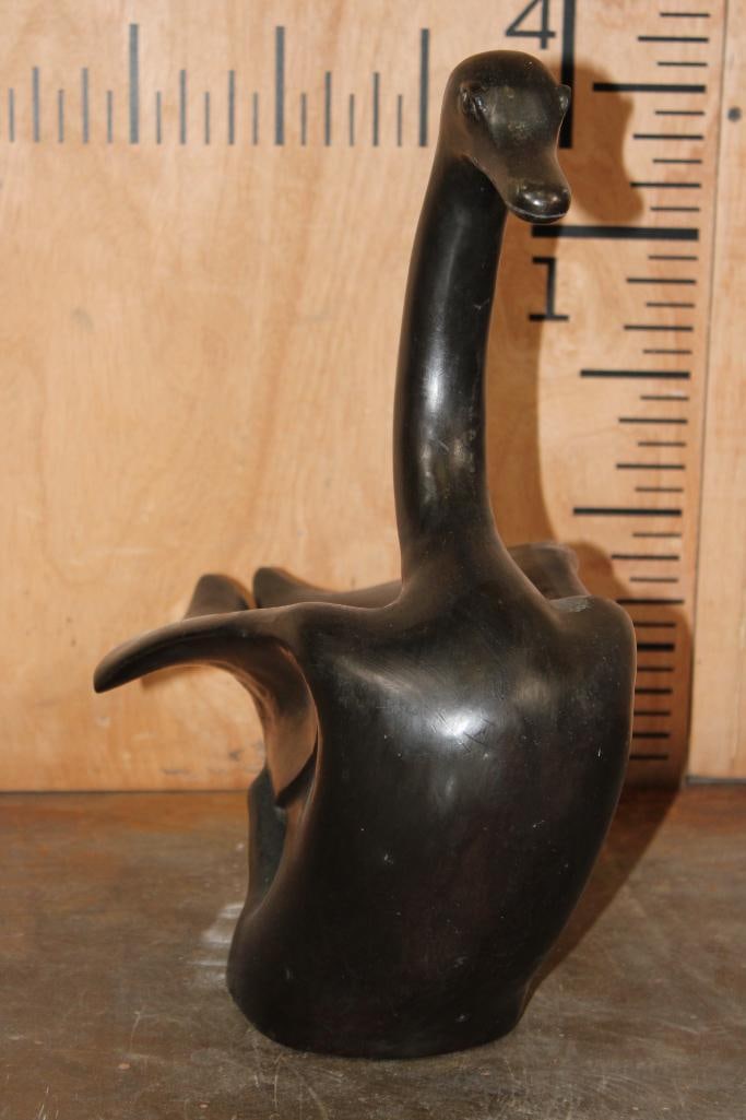 Big SWAN Bronze Sculpture, Weight: 10 lbs - 4
