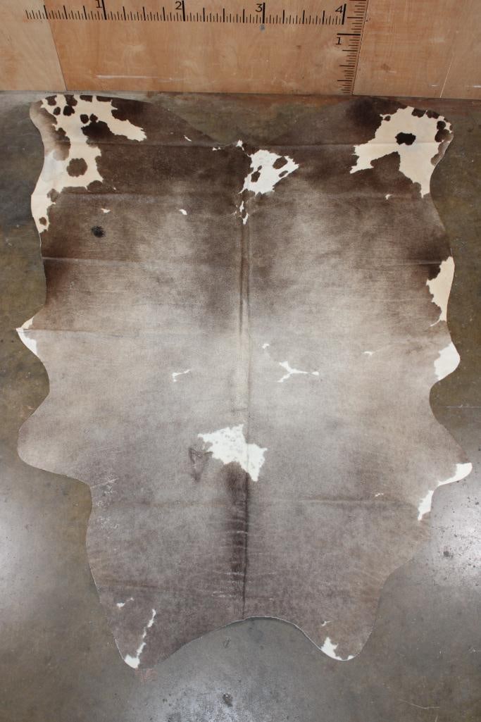 *Brand New* Taupe and White COWHIDE or COWHIDE Rug (1 of 4)