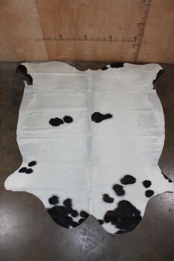 Big *Brand New* Black and White COWHIDE or COWHIDE Rug (1 of 3)