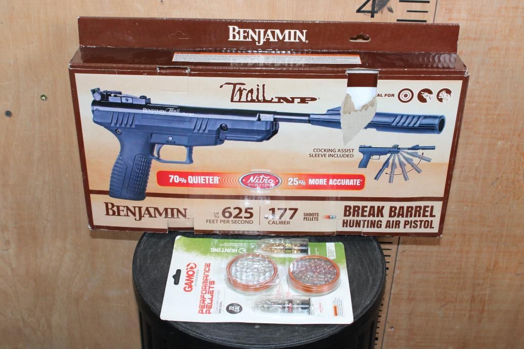 Benjamin "Break Barrel" Hunting AIR PISTOL with Gamo Performance Pellets (1 of 5)