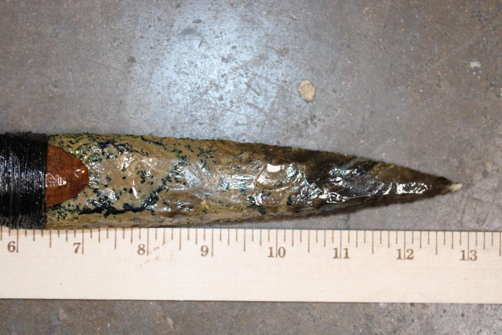 (3) Hand-made and Hand Knapped Glass Bladed Knives by artist Charles Colony - 5