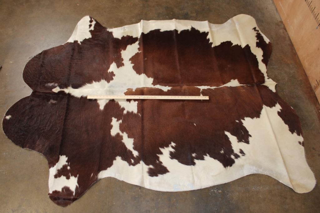 *Brand New* Brown and White COWHIDE or COWHIDE RUG - 2