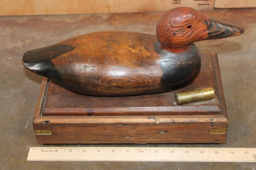 Wooden Duck DECOY Cigar Box - 2