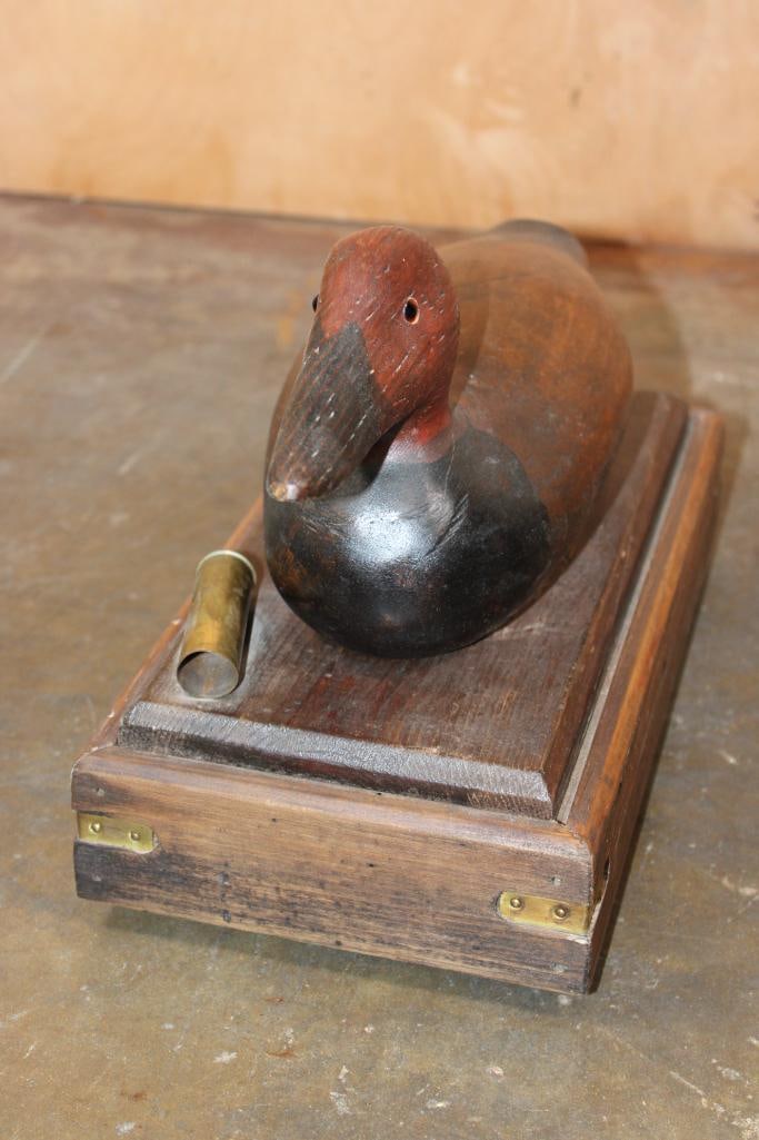 Wooden Duck DECOY Cigar Box - 4