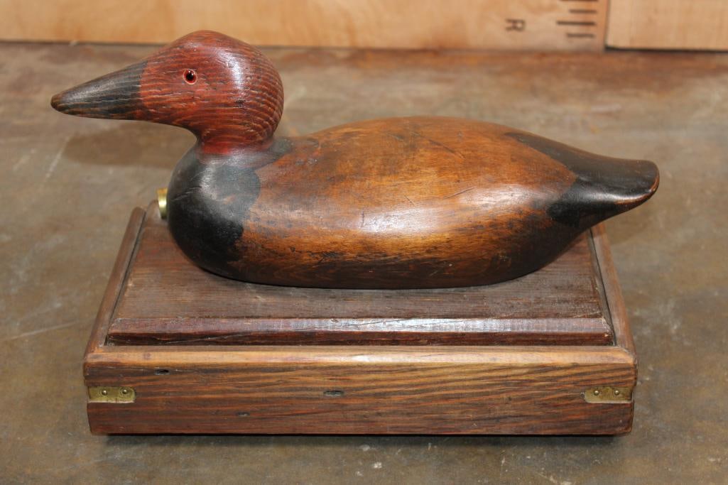 Wooden Duck DECOY Cigar Box - 5