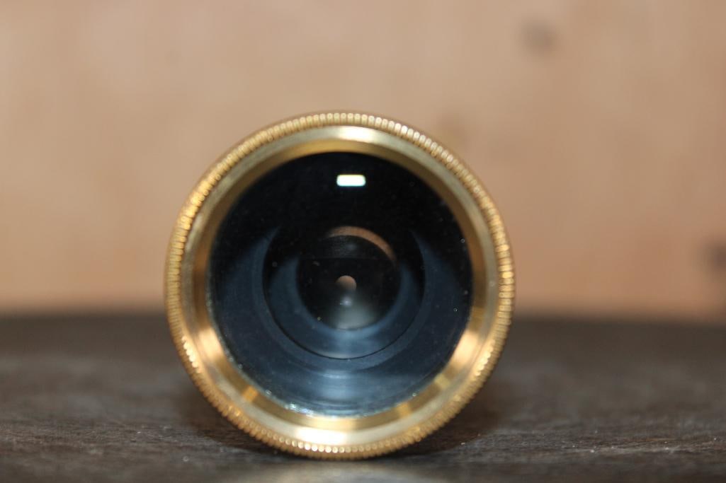 Antique 1890's "Eschenbach Nuremberg" German TELESCOPE made of Brass with a Leather Case - 10