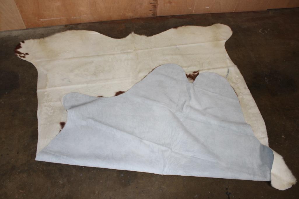 *Brand New* Brown and White COWHIDE or COWHIDE RUG - 4