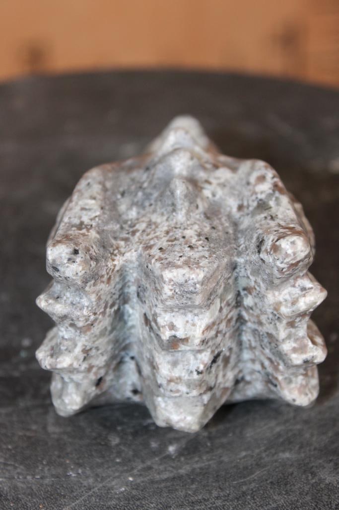 Hand-carved YOOPERLITE or "Flame Stone" Dragon Head that Glows under a UV Light! - 7