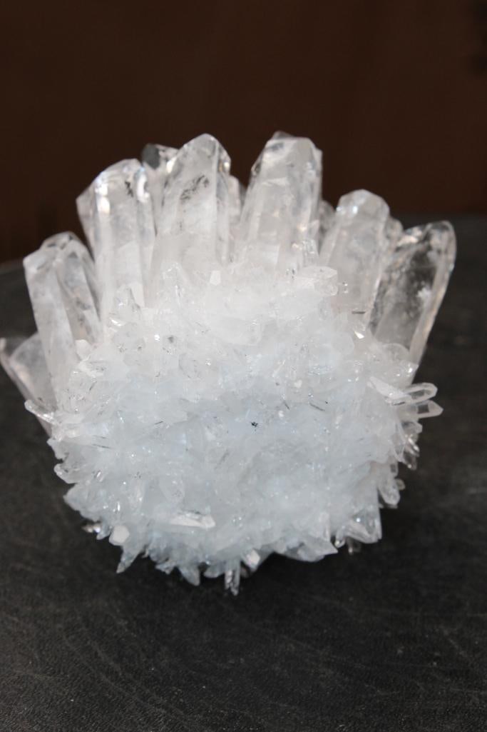 (2) Natural Clear QUARTZ CRYSTAL Clusters - 6