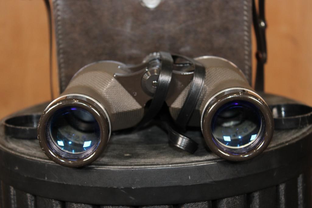 1960's "Jason" Japan Statesman Model no.165 BINOCULARS with the Original Leather Carrying Case - 3