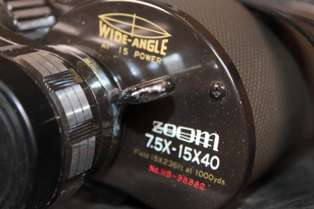 1960's "Jason" Japan Statesman Model no.165 BINOCULARS with the Original Leather Carrying Case - 6