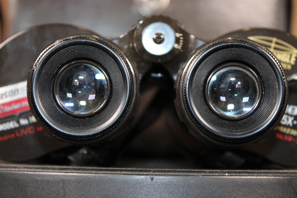 1960's "Jason" Japan Statesman Model no.165 BINOCULARS with the Original Leather Carrying Case - 7