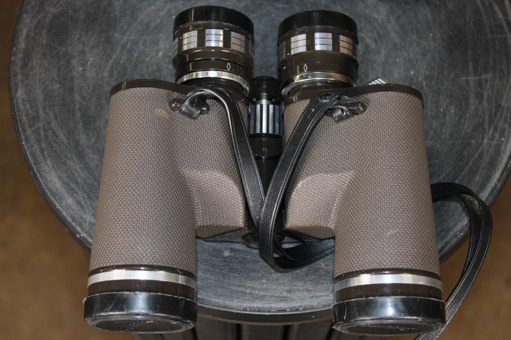 1960's "Jason" Japan Statesman Model no.165 BINOCULARS with the Original Leather Carrying Case - 8