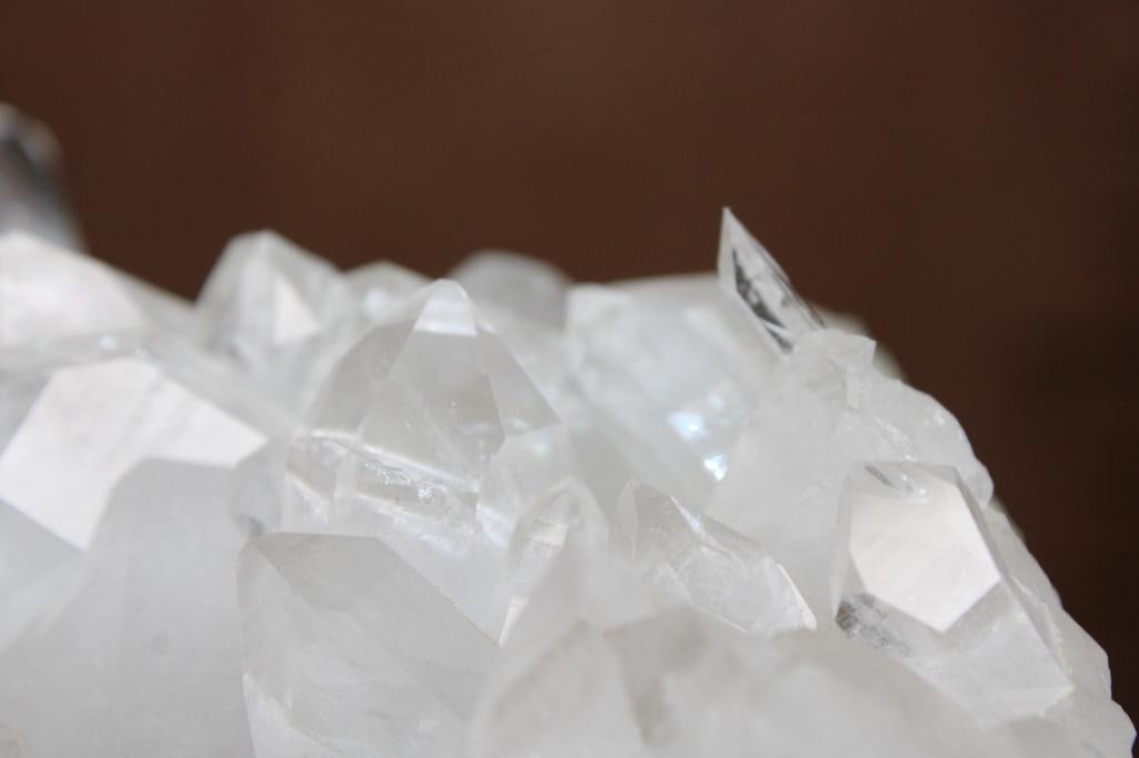 XXL Natural Arkansas CLEAR QUARTZ CRYSTAL Cluster on GREEN CHLORITE Specimen, Weight: 18 lbs - 10