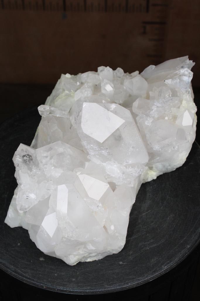 XXL Natural Arkansas CLEAR QUARTZ CRYSTAL Cluster on GREEN CHLORITE Specimen, Weight: 18 lbs - 4