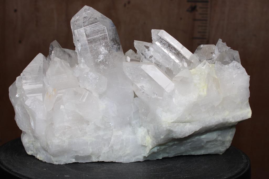 XXL Natural Arkansas CLEAR QUARTZ CRYSTAL Cluster on GREEN CHLORITE Specimen, Weight: 18 lbs - 5