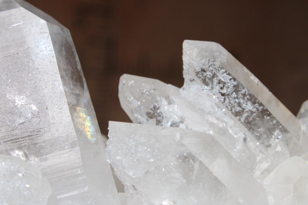 XXL Natural Arkansas CLEAR QUARTZ CRYSTAL Cluster on GREEN CHLORITE Specimen, Weight: 18 lbs - 7